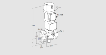 Клапан моторный VK 50F80MHXG43D купить в компании ГАЗПРИБОР